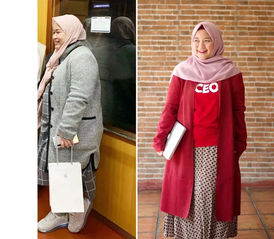 Diera Bachir sukses diet 20 kg © 2020 Instagram