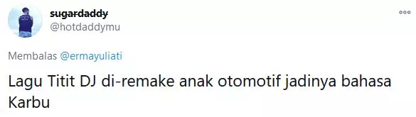 Pelesetan lagu Bahasa Kalbu © 2020 Twitter