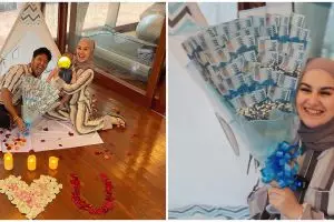 10 Momen Irish Bella dapat kejutan di Hari Ibu, terima buket uang