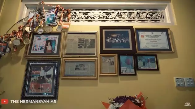 Potret rumah Sarah Menzel © Istimewa