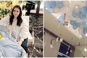 8 Momen penyambutan Momo Geisha pulang dari RS usai melahirkan, meriah