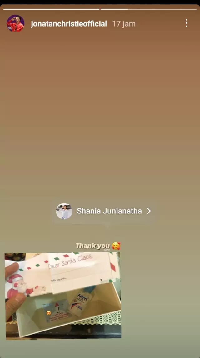 Momen kebersamaan Jonatan Christie dan Shania eks JKT48 ©Instagram Momen kebersamaan Jonatan Christie dan Shania eks JKT48 ©Instagram