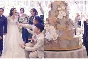 10 Momen resepsi Atries Angel dan Eric Saputra, penuh kebahagiaan