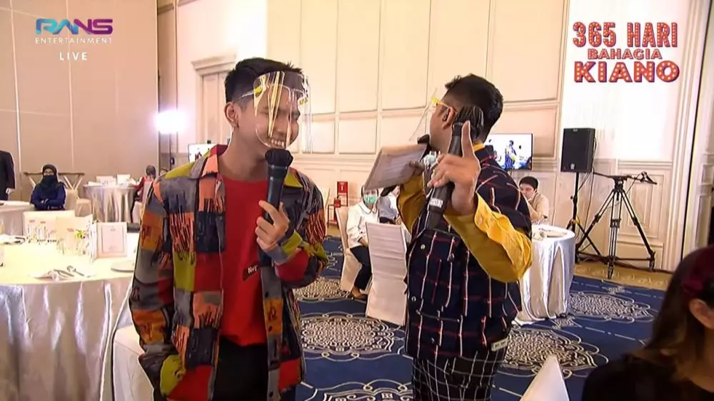 gaya seleb di ultah Kiano © 2020 brilio.net