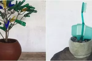 10 Potret lucu tanaman bukan dari tumbuhan ini kelewat kreatif