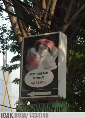 Tulisan menu makanan berbagai sumber