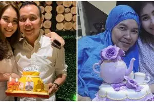 10 Potret kue ultah keluarga Ayu Ting Ting, ada yang bertabur uang