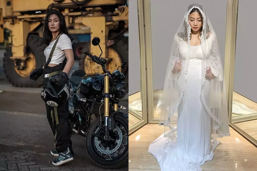 Seleb tomboi saat pakai dress © Instagram Seleb tomboi saat pakai dress © Instagram