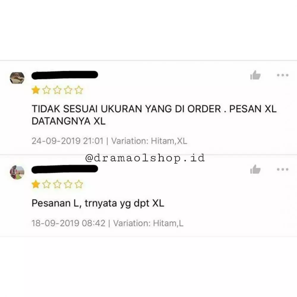 testimoni typo pembeli olshop Berbagai sumber