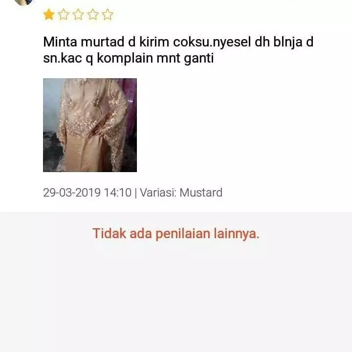 testimoni typo pembeli olshop Berbagai sumber