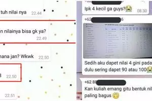 10 Chat lucu pamer nilai ini diam-diam bikin teman jadi geregetan