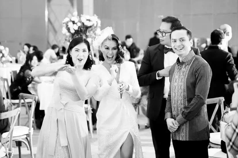 Agnez Mo hadiri nikahan Greysia Polii Instagram