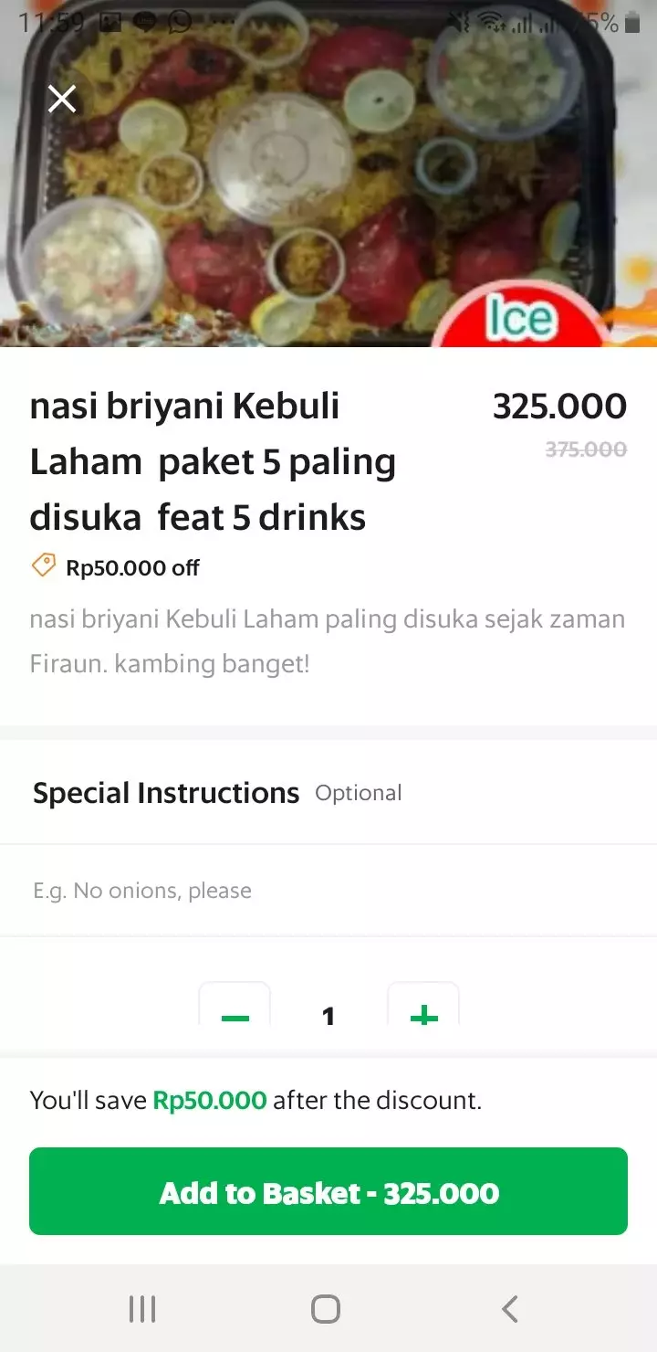 Nama dan deskripsi menu makanan berbagai sumber