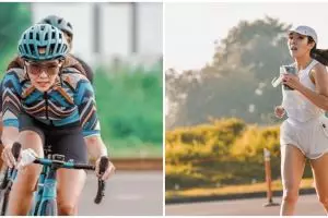 10 Potret Gisella Anastasia hobi olahraga, dari ngegym hingga sepeda