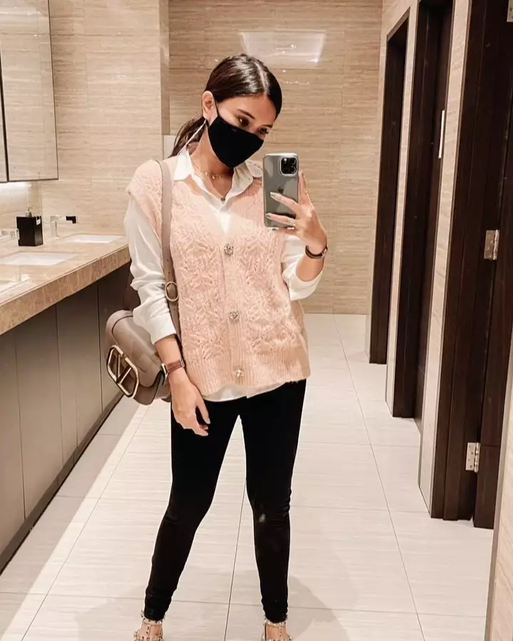 Audi Marissa pamer baby bump © Instagram