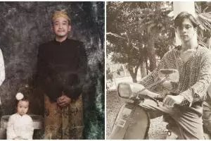 Gaya pemotretan 10 seleb berkonsep jadul, ikonik abis