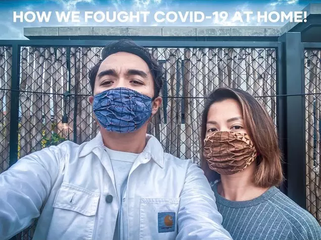 Cara Dipha Barus dan istri melawan Covid-19 © Instagram