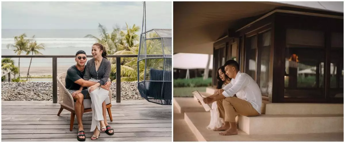 8 Momen private honeymoon Nikita Willy, nginap di villa bertenda