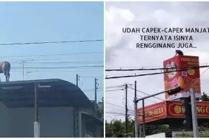 10 Penampakan aneh di atap rumah ini bikin gagal fokus