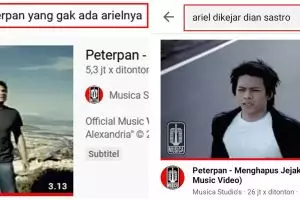 16 Keyword lucu pencarian lagu Peterpan, bikin senyum pas nyanyi