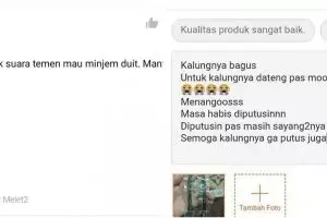 13 Testimoni lucu sambil curhat dari pembeli olshop ini bikin geli