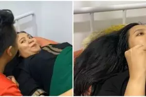 Viral momen wanita melahirkan sambil makeup, santai abis