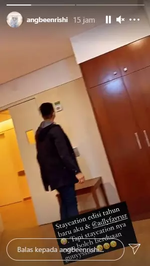 Momen Angbeen Rishi melahirkan © Instagram Momen Angbeen Rishi melahirkan © Instagram