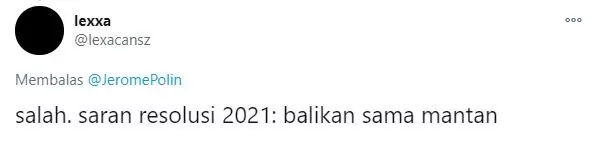 cuitan resolusi 2021 Twitter