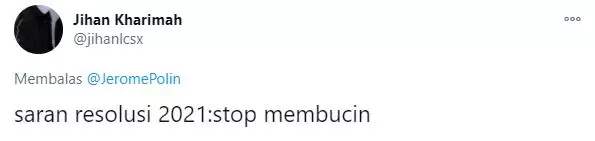 cuitan resolusi 2021 Twitter