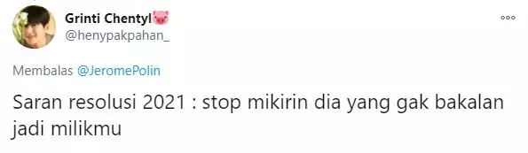 cuitan resolusi 2021 Twitter