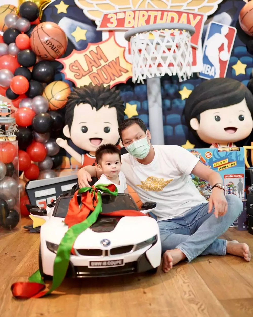 10 Momen seru ulang tahun Raphael anak Sandra Dewi © 2021 brilio.net