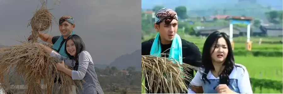 seleb ganteng sawah ©Instagram