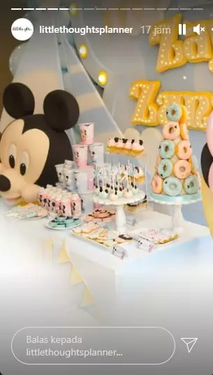 Momen Syahnaz ultah si kembar © Instagram