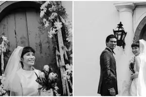 10 Momen pernikahan Marshall Sastra dan Melissa, penuh khidmat