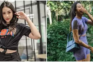 Jatuh dari sepeda, aksi Anya Geraldine malah tuai pujian