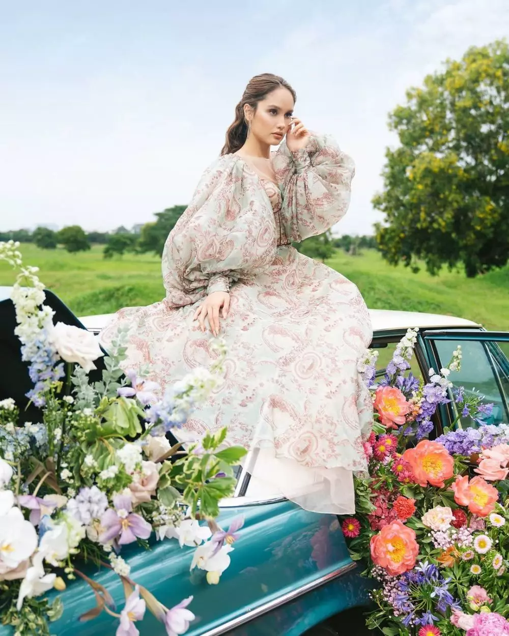 pemotretan Cinta Laura dengan tema vintage © 2021 brilio.net pemotretan Cinta Laura dengan tema vintage © 2021 brilio.net