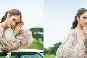 7 Gaya pemotretan Cinta Laura dengan tema vintage, stunning abis