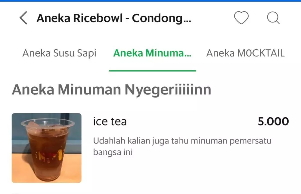 Deskripsi minuman lucu © berbagai sumber Deskripsi minuman lucu © berbagai sumber