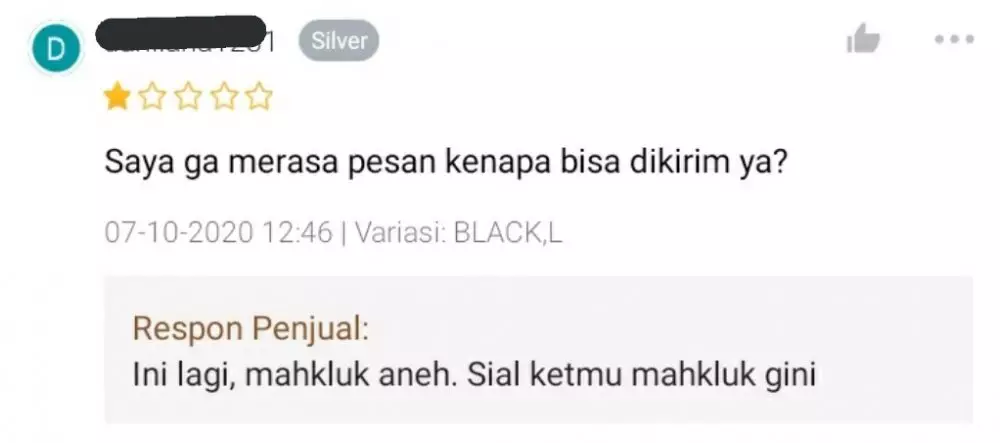 Balasan testimoni ngegas © Twitter