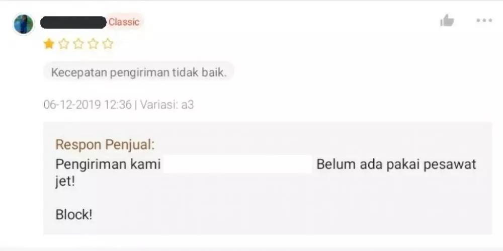 Balasan testimoni ngegas © Twitter