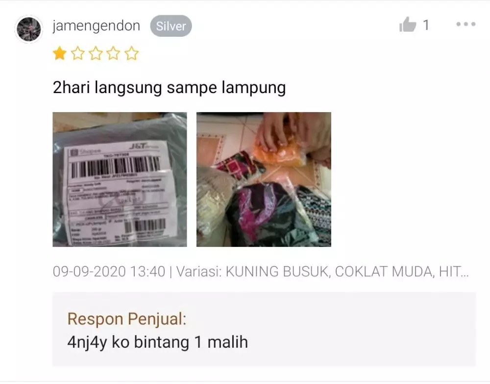 Balasan testimoni ngegas © Twitter