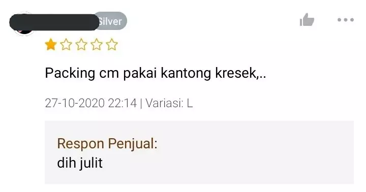 Balasan testimoni ngegas © Twitter