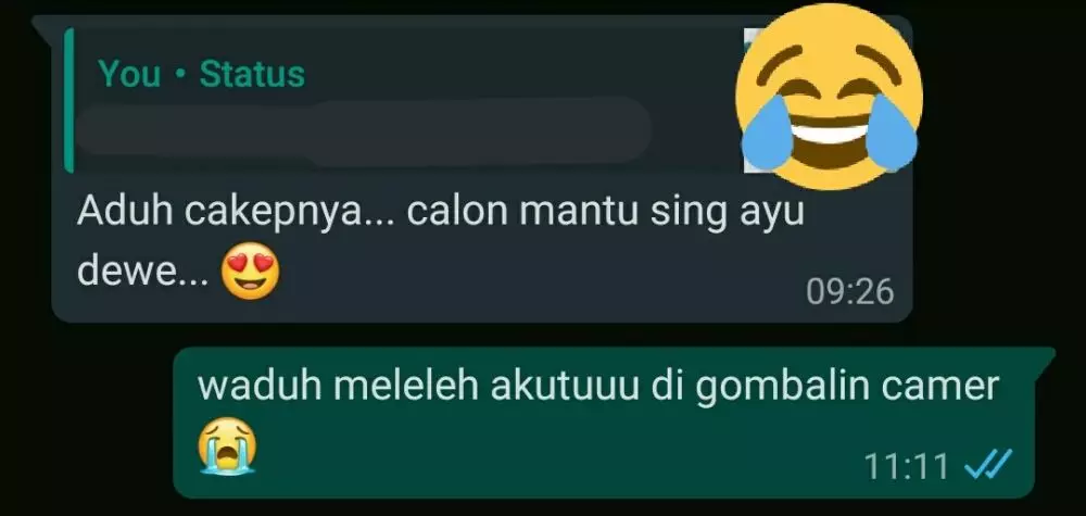 Chat dari orangtua pacar © berbagai sumber Chat dari orangtua pacar © berbagai sumber