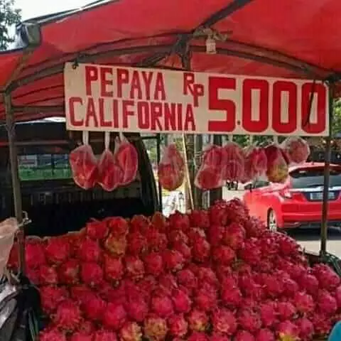 pedagang krisis identitas © Twitter