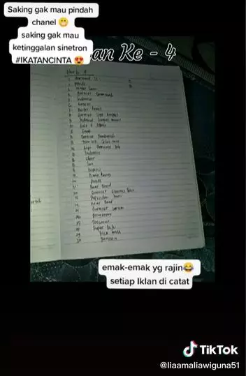 fans ikatan cinta catat iklan TikTok
