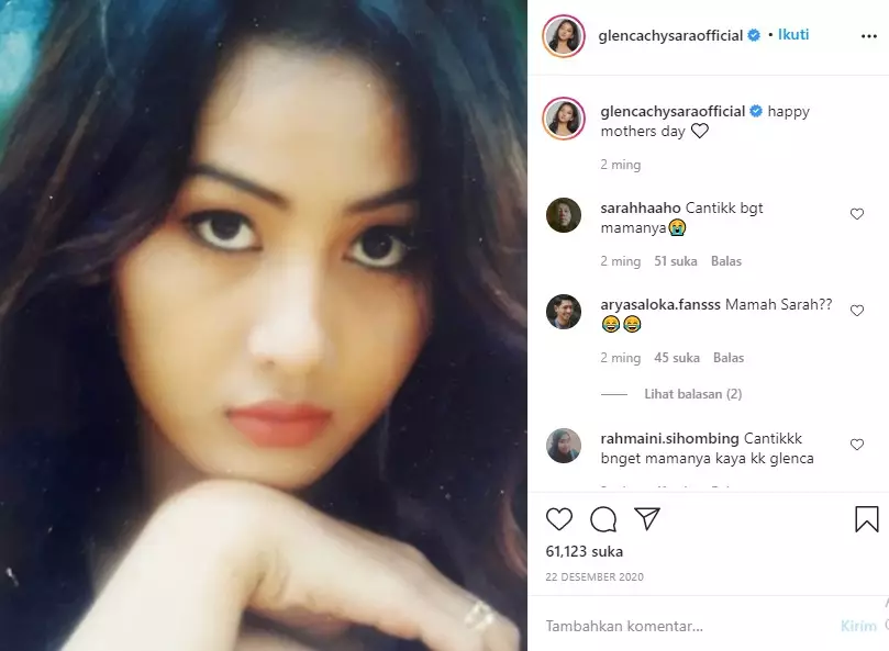 Potret masa muda ibu pesinetron © Instagram