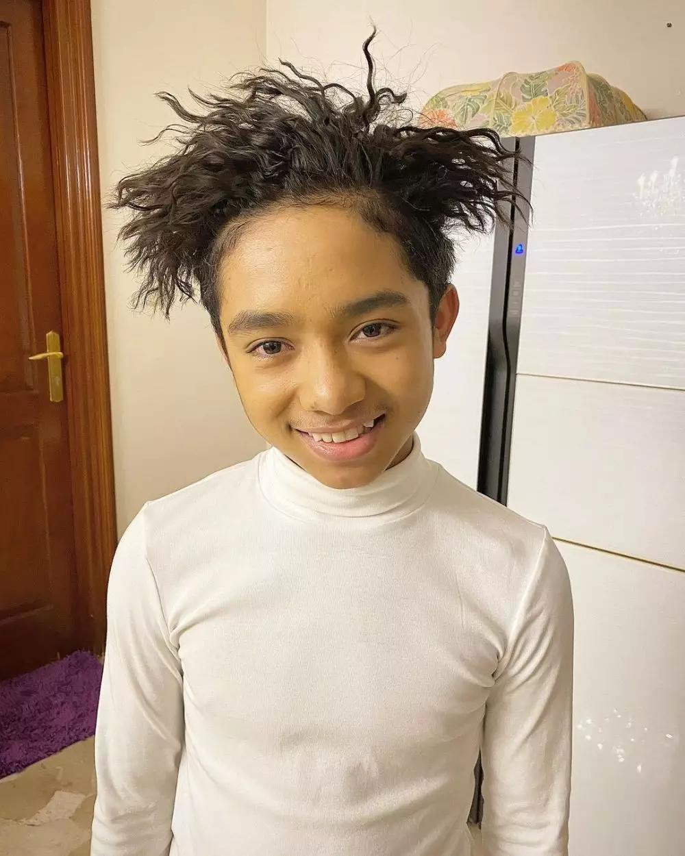 Transformasi rambut Betrand Peto © Istimewa