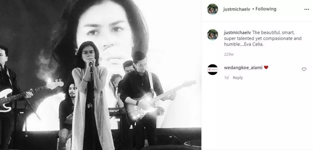 Eva Celia dan Michael Villareal © Instagram Eva Celia dan Michael Villareal © Instagram