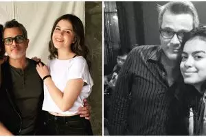 10 Potret kedekatan Eva Celia dan ayah tirinya Michael Villareal