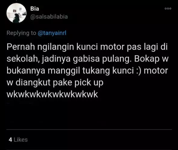 Curhatan kelakuan iseng bapak  © berbagai sumber